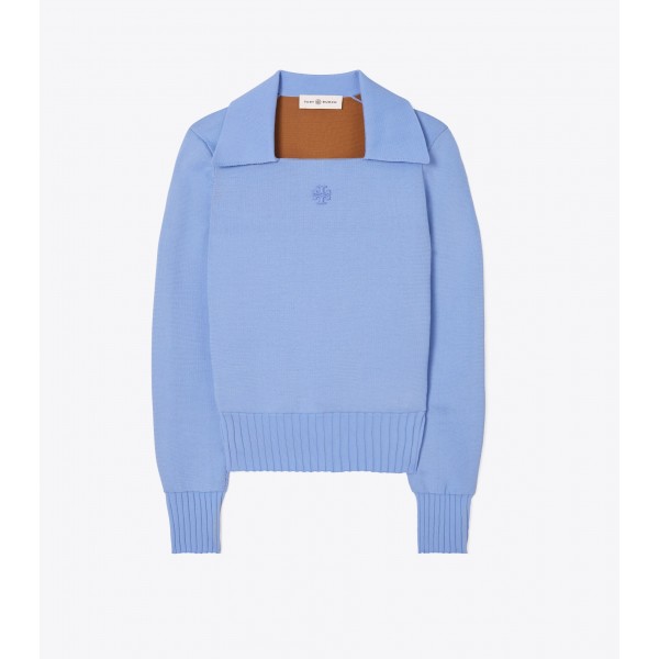 Logo Polo Sweater