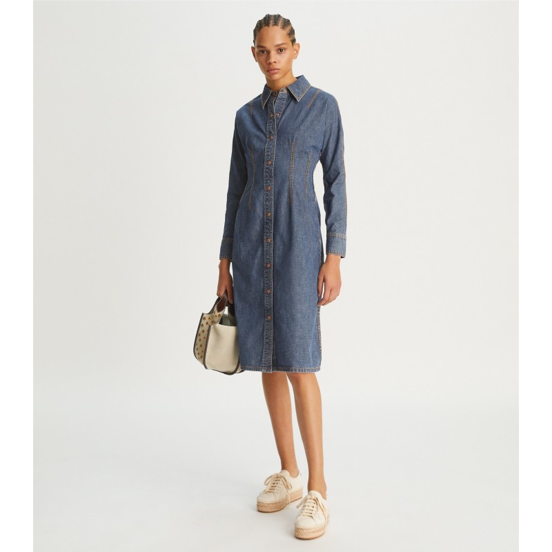 Denim Shirtdress