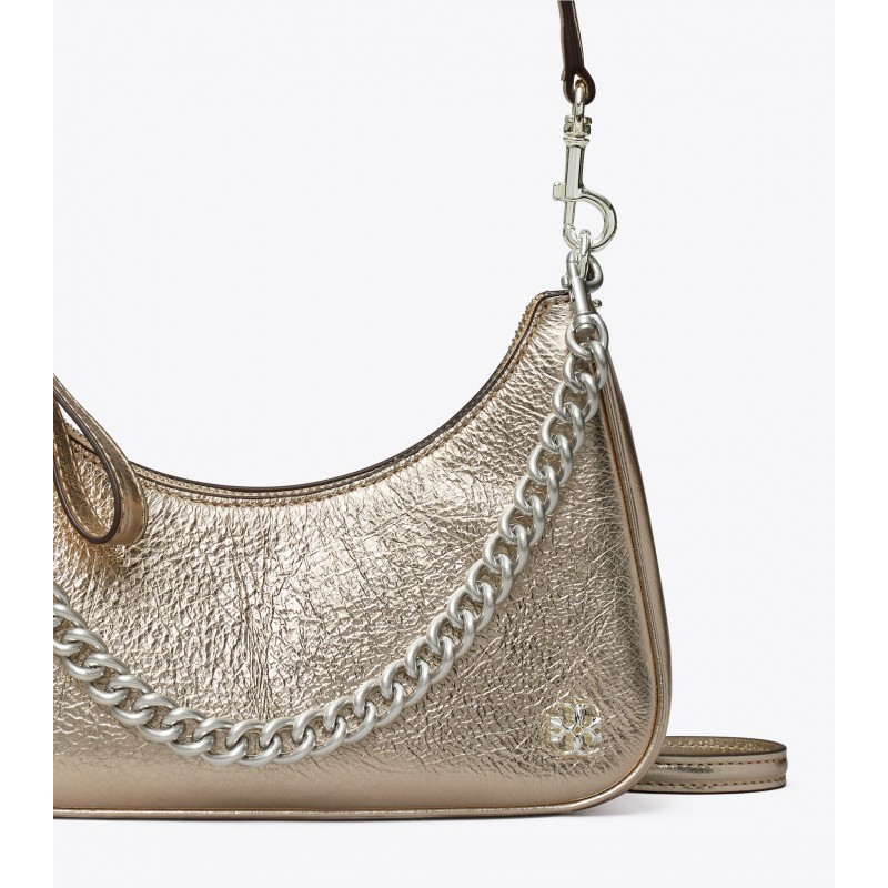 151 Mercer Metallic Small Crescent Bag