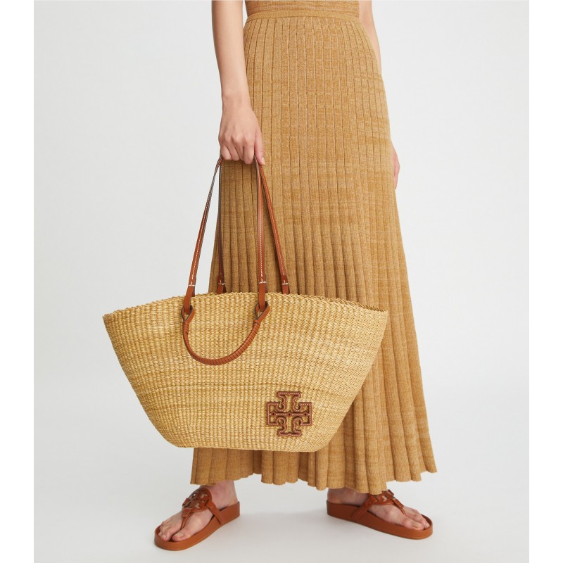 Ella Straw Basket Tote