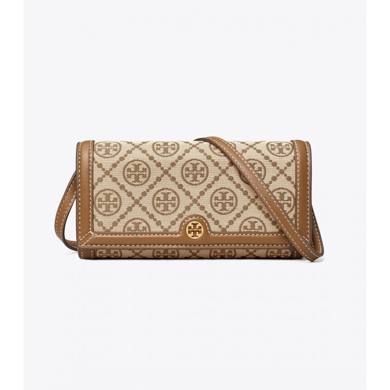 T Monogram Jacquard Wallet Crossbody