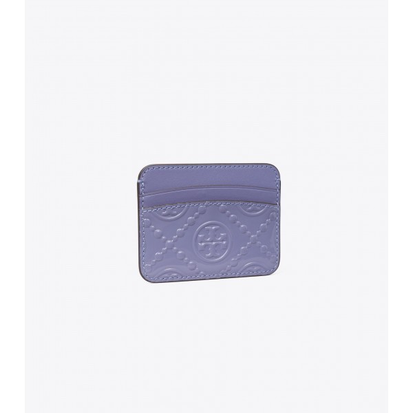 T Monogram Patent Card Case