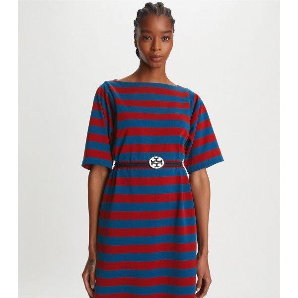 Woven Double T T-Shirt Dress