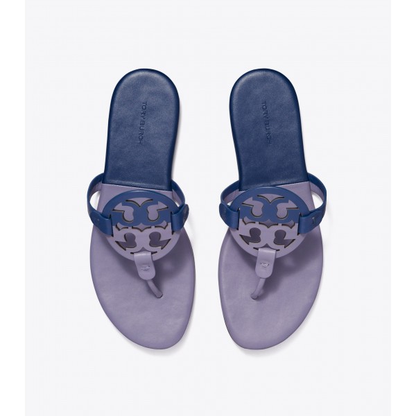 Miller Soft Sandal, Bicolor Leather