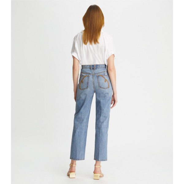 High-Rise Straight Jean