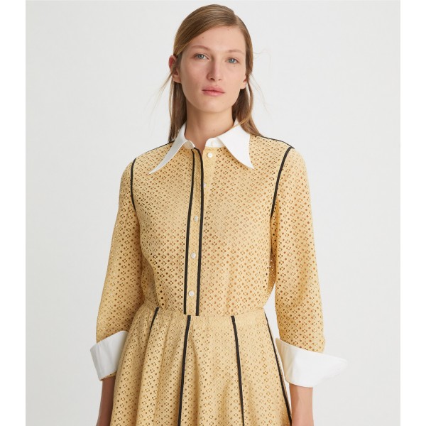 Honeycomb Eyelet Shirt