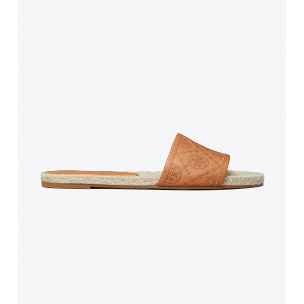 T Monogram Espadrille Slide