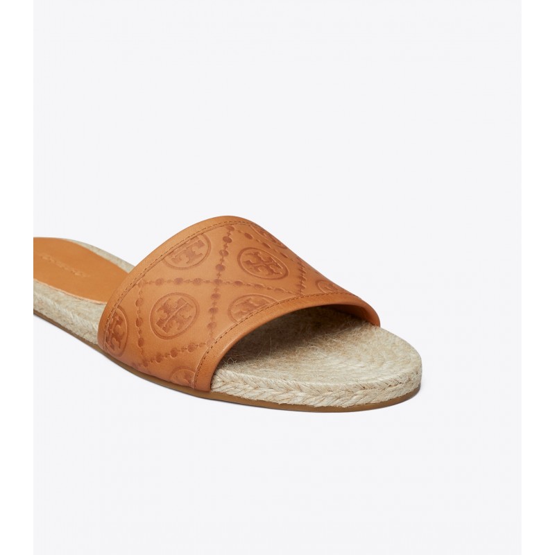 T Monogram Espadrille Slide