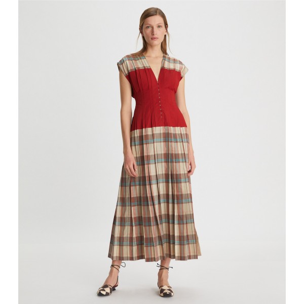 Plaid Silk Claire McCardell Dress