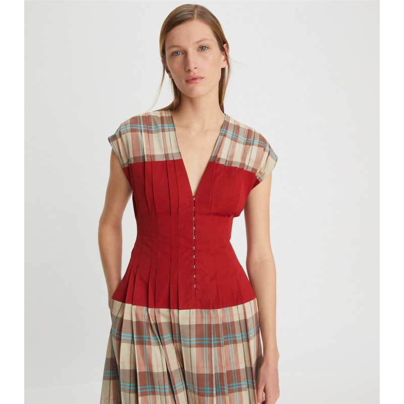 Plaid Silk Claire McCardell Dress