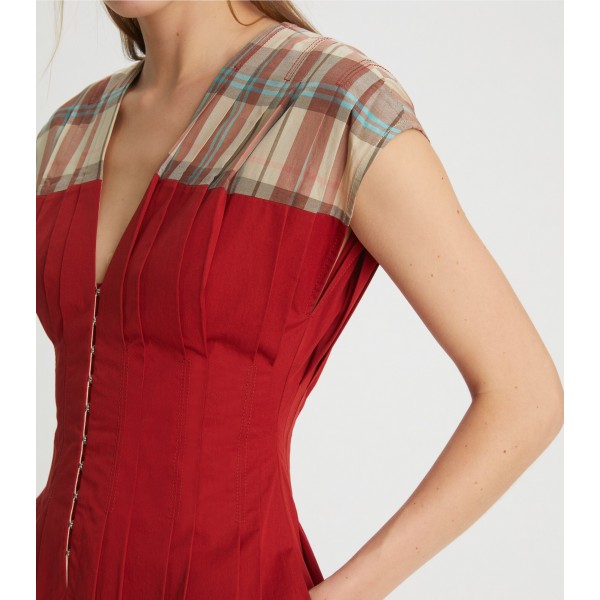 Plaid Silk Claire McCardell Dress