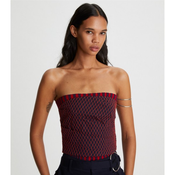 Plaited-Rib Bandeau