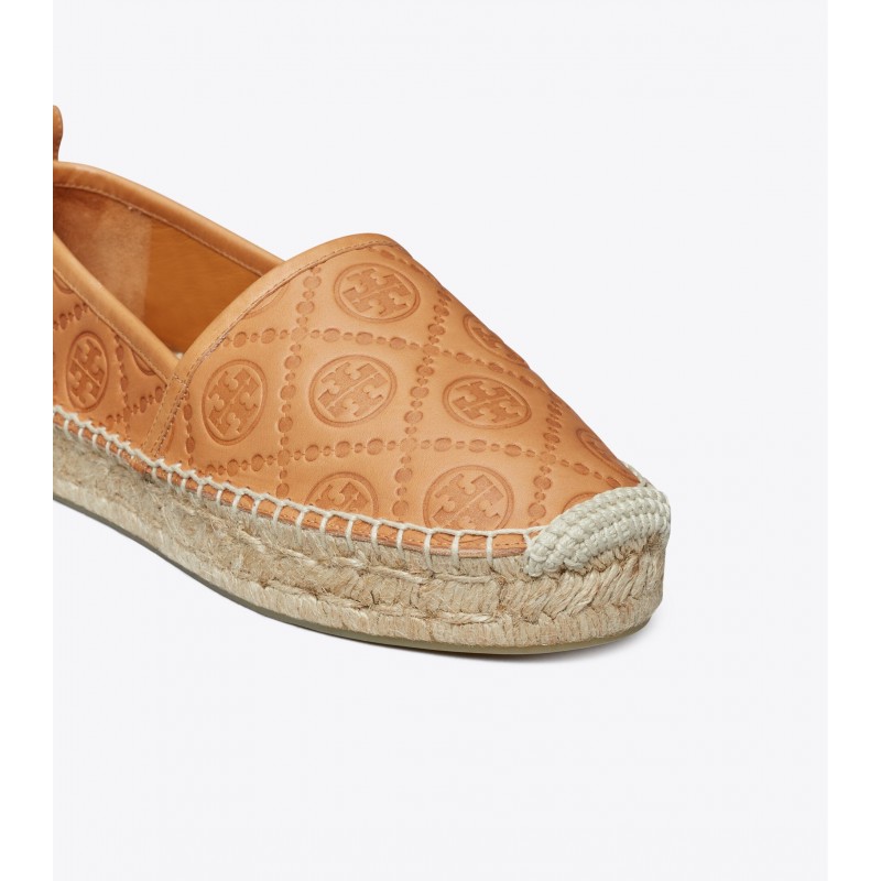 T Monogram Platform Espadrille