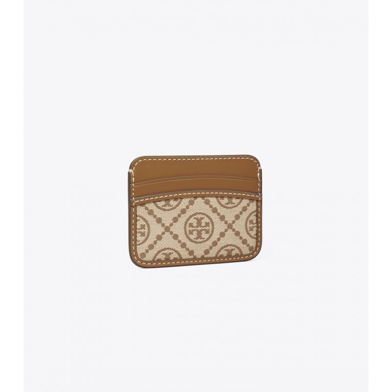 T Monogram Jacquard Card Case