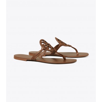 Miller Square-Toe Sandal, Leather