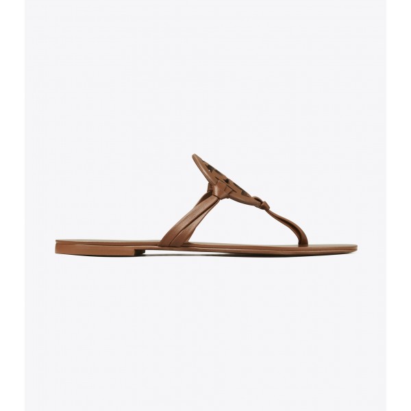 Miller Square-Toe Sandal, Leather