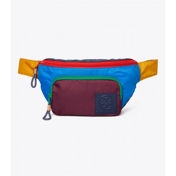 Ripstop Nylon Color-Block Belt Bag