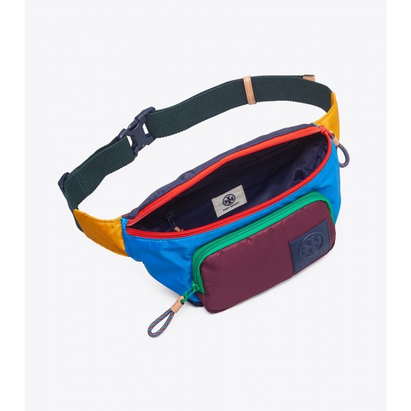 Ripstop Nylon Color-Block Belt Bag