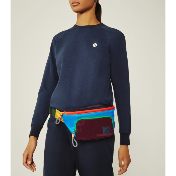 Ripstop Nylon Color-Block Belt Bag