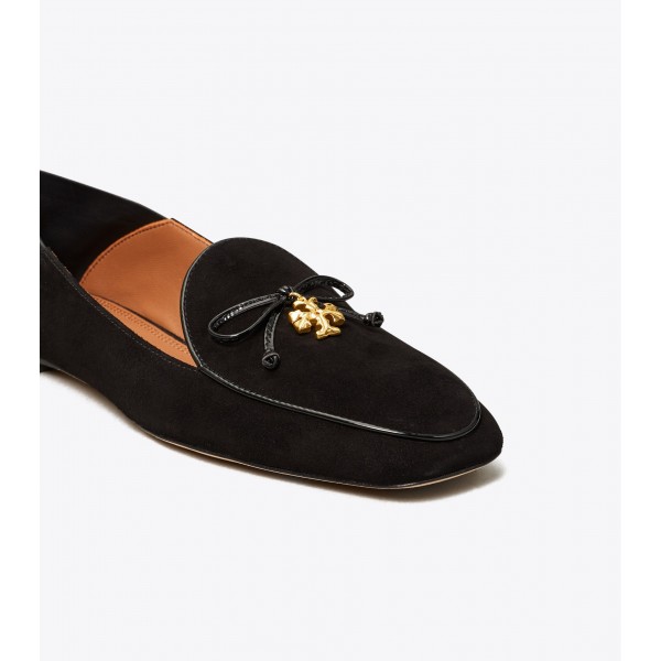 Tory Charm Mixed-Materials Loafer