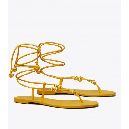 Capri Flat Lace-Up Sandal