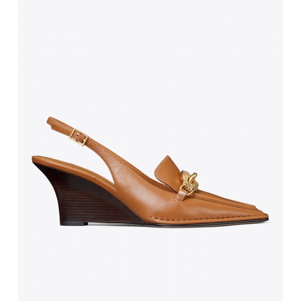 Jessa Pointy-Toe Slingback Wedge