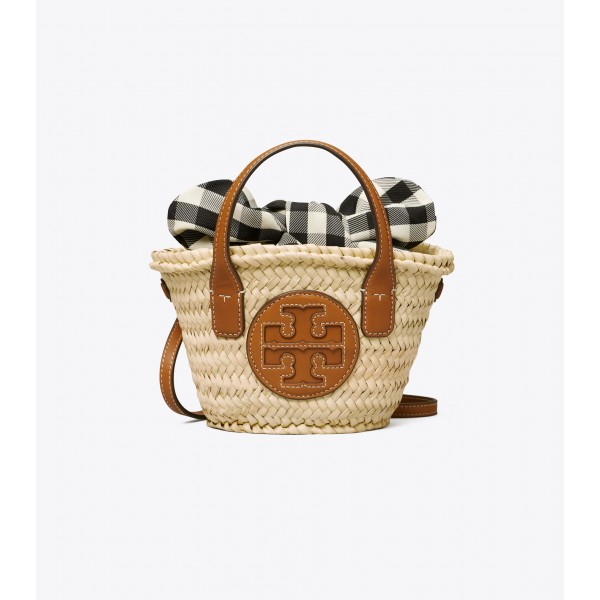 Ella Straw Basket Micro Tote Bag