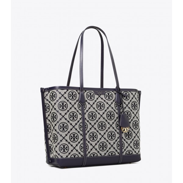 Perry T Monogram Triple-Compartment Tote