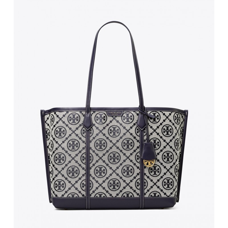 Perry T Monogram Triple-Compartment Tote