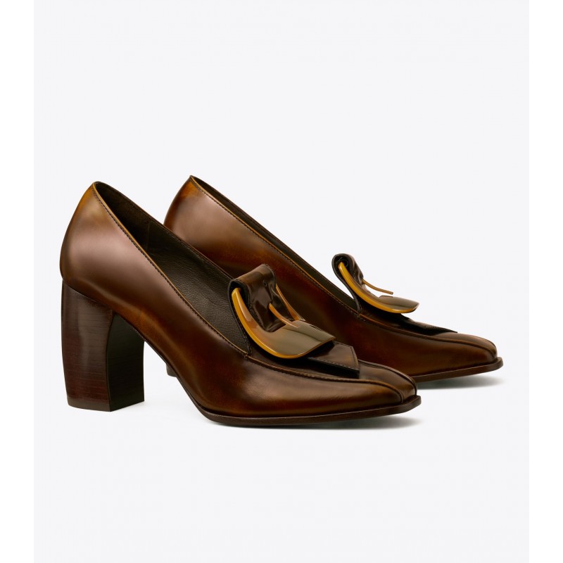 Buckle Heel Loafer