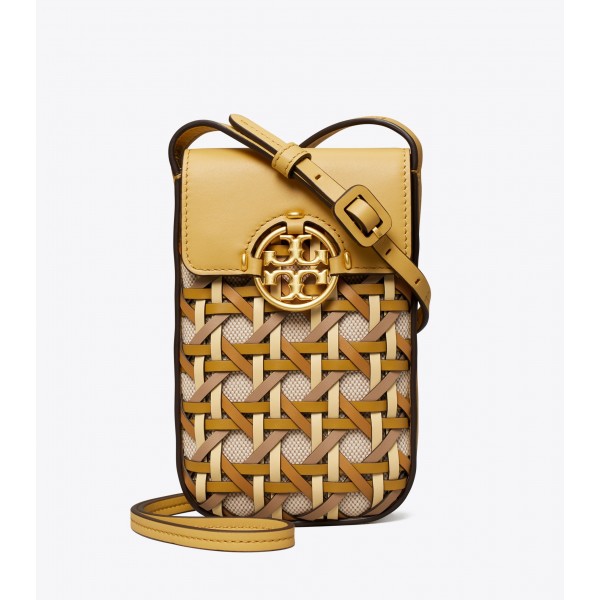 Miller Basket-weave Phone Crossbody