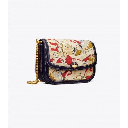 Robinson Printed Canvas Shoulder Bag