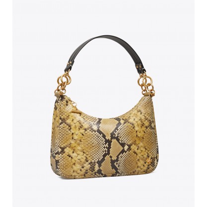 151 Mercer Embossed Crescent Bag