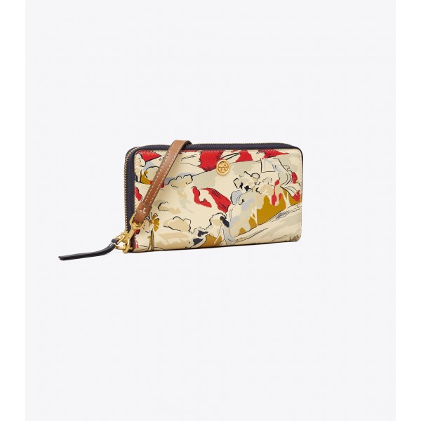 Robinson Printed Zip Continental Wallet