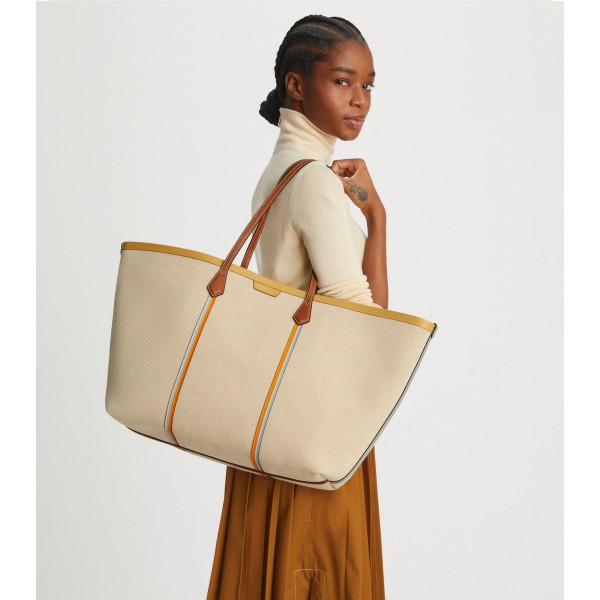 Perry Canvas Oversized Tote