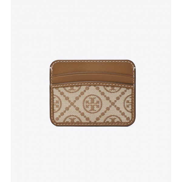 T Monogram Jacquard Card Case