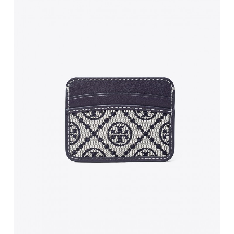 T Monogram Jacquard Card Case