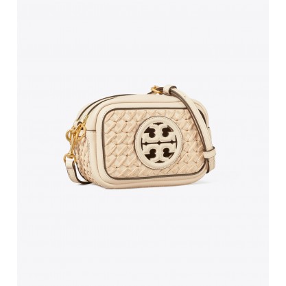 Perry Bombé Straw Woven Mini Bag