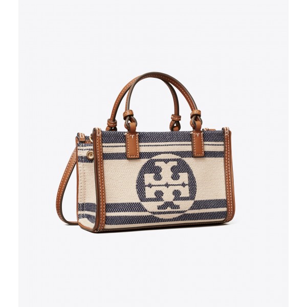 Ella Jacquard Stripe Mini Tote