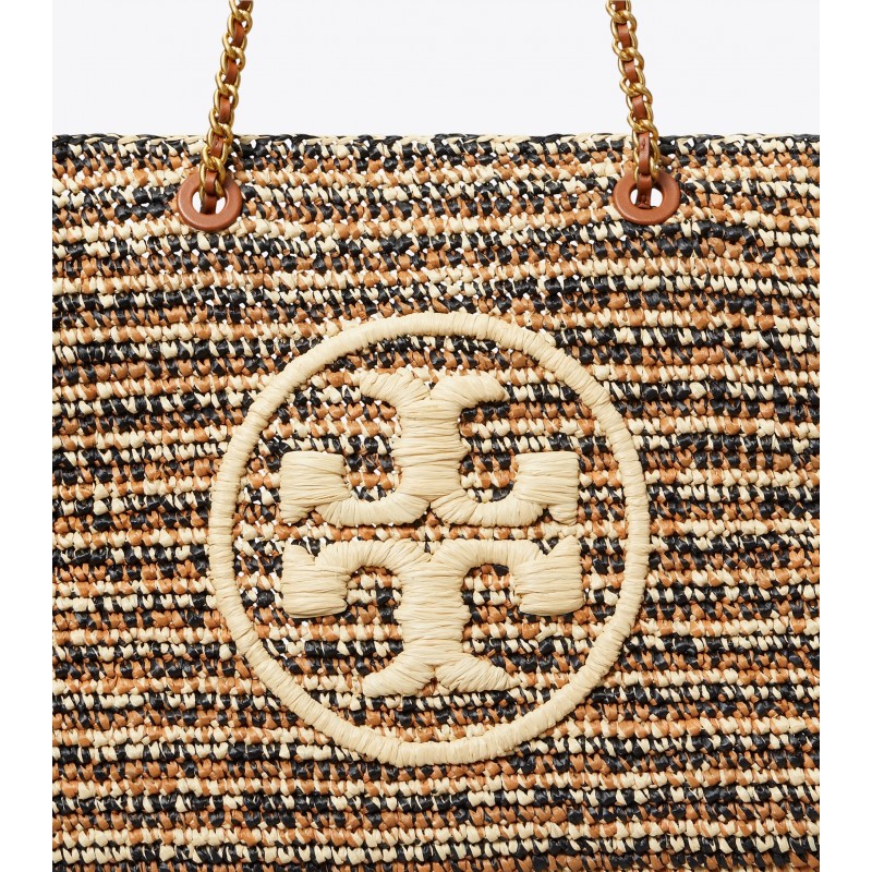 Ella Raffia Chain Tote