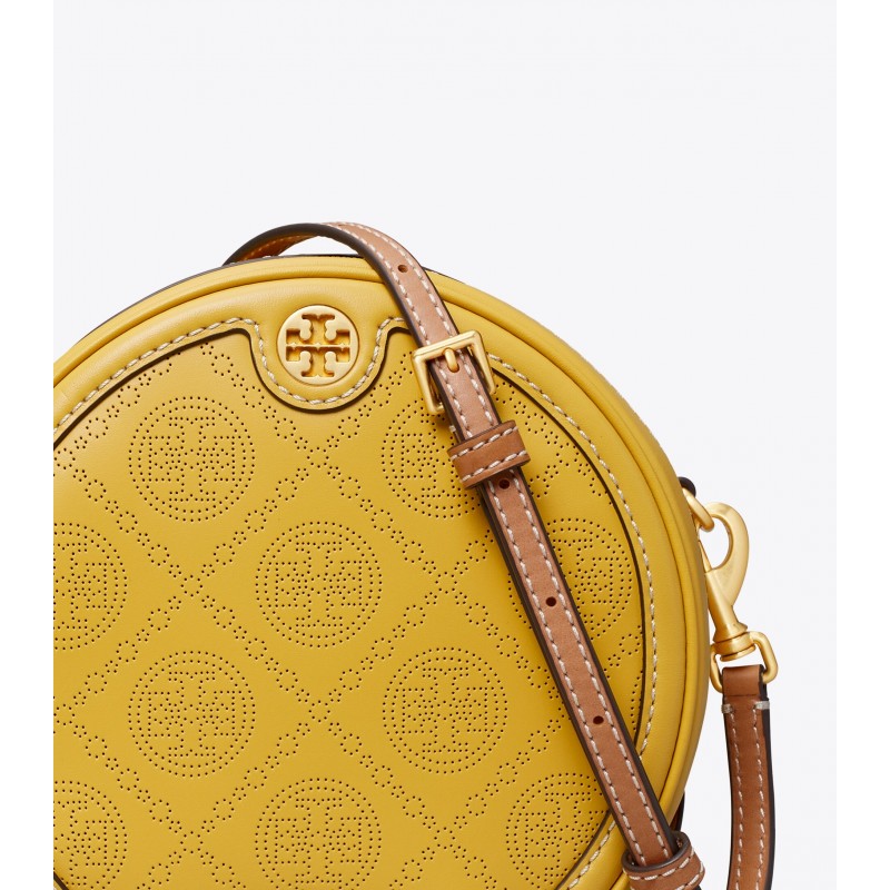 T Monogram Perforated Leather Moon
