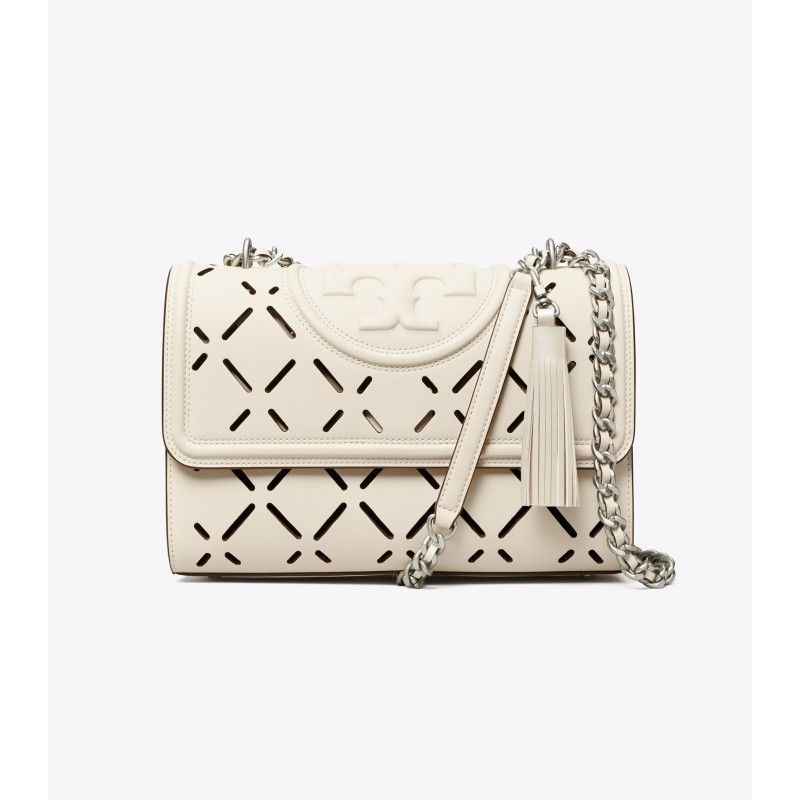 Fleming Diamond Perforated Convertible Shoulder Bag