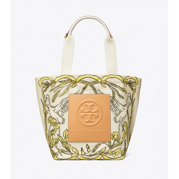 Printed Nylon Small Tote