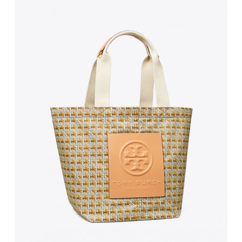 Printed Nylon Small Tote