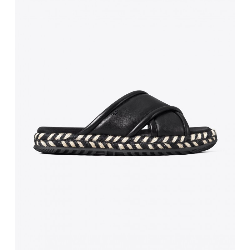 Crisscross Espadrille Slide