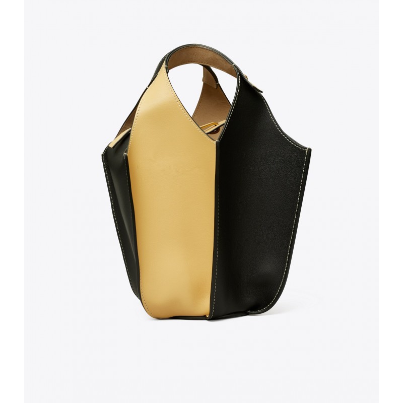 Color-Block Lampshade Bag