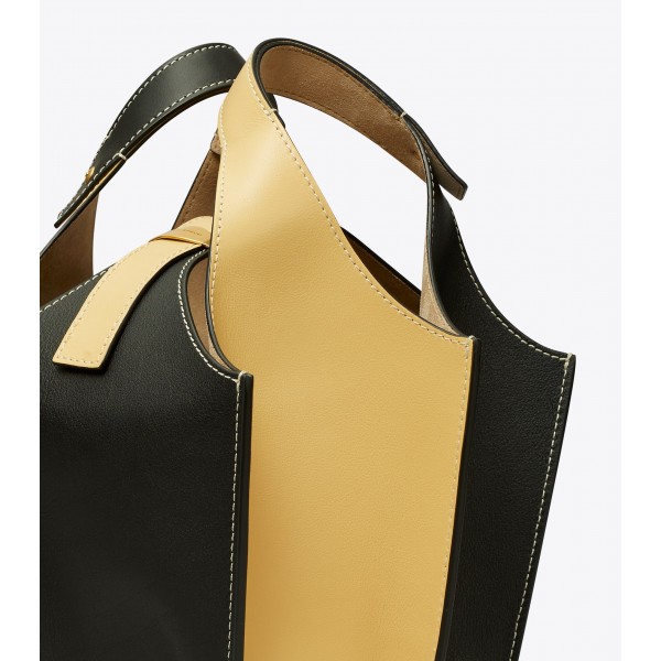 Color-Block Lampshade Bag