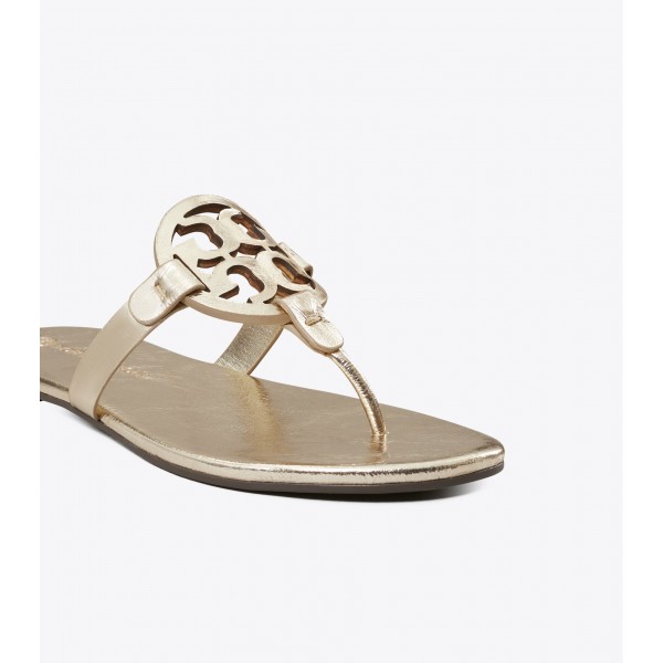 Miller Soft Sandal, Metallic Leather