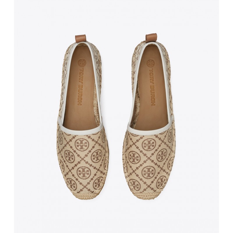 T Monogram Platform Espadrille